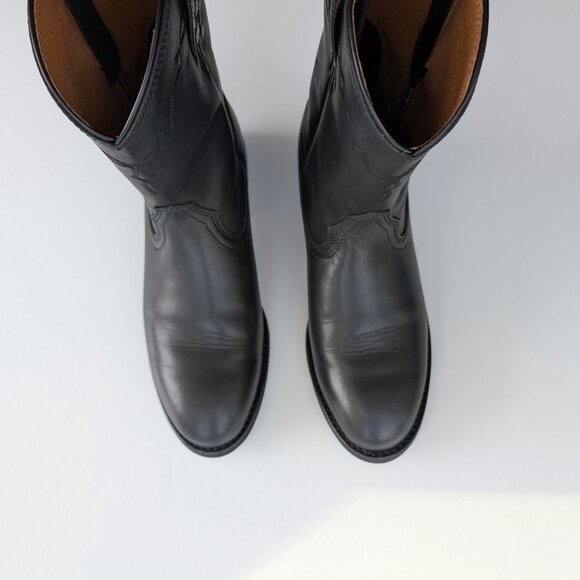 Ariat Men’s Heritage Roper Round Toe Western Boot - 9 Wide (EE) - Black - Picture 6 of 7